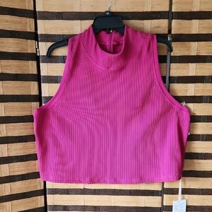 NWT! Athleta Sports Top zip Neck
